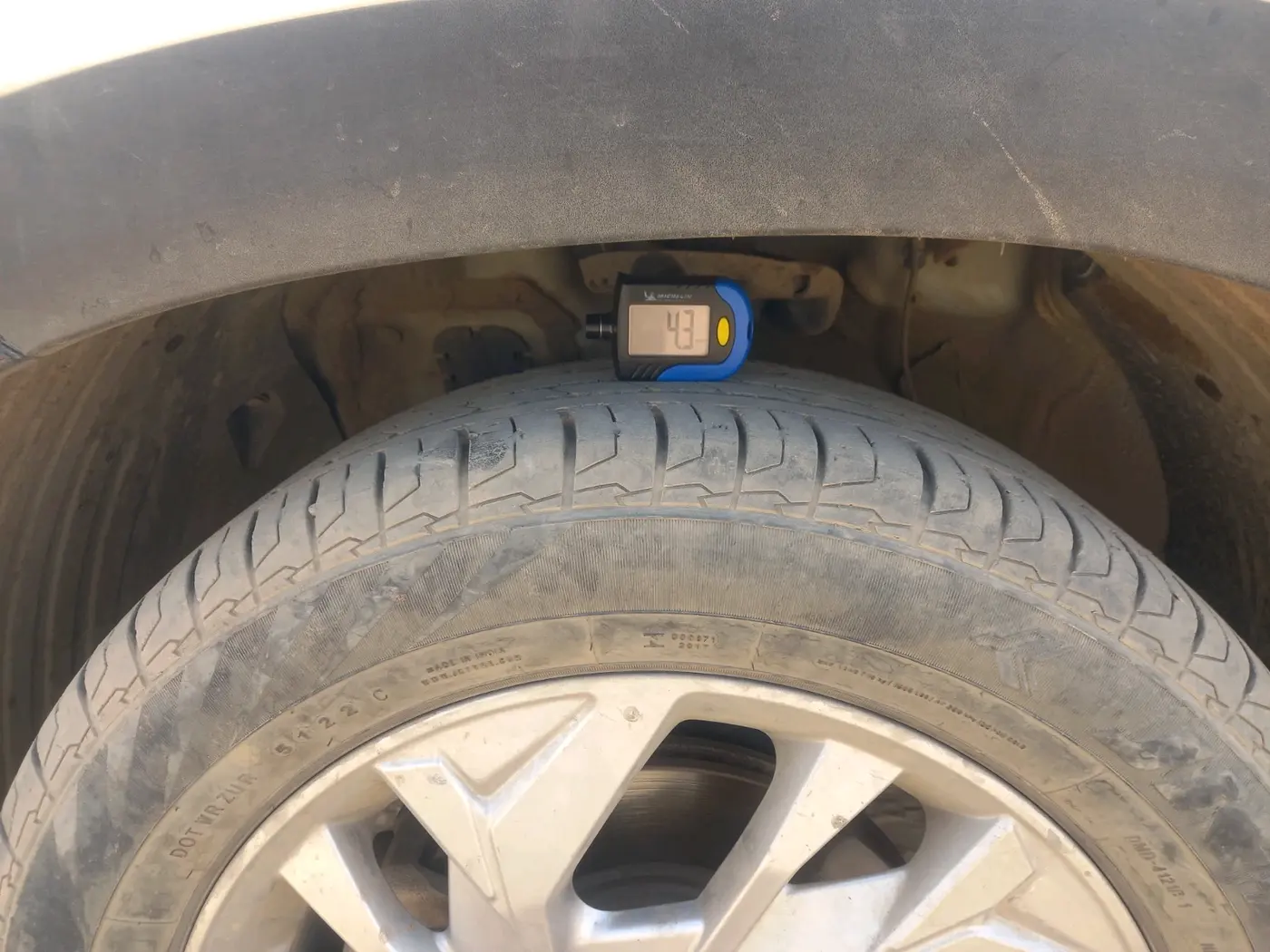 2023 Hyundai Creta SX 1.5 DIESEL, Diesel, Manual, 38,997 km, tyre