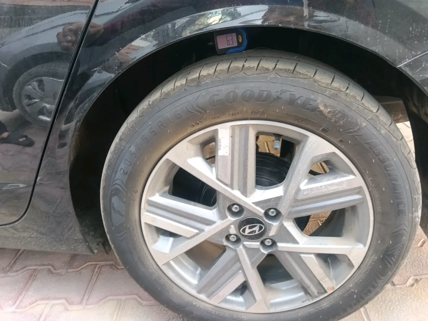 2024 Hyundai Verna SX 1.5 l MPI, Petrol, Manual, 4,088 km, tyre