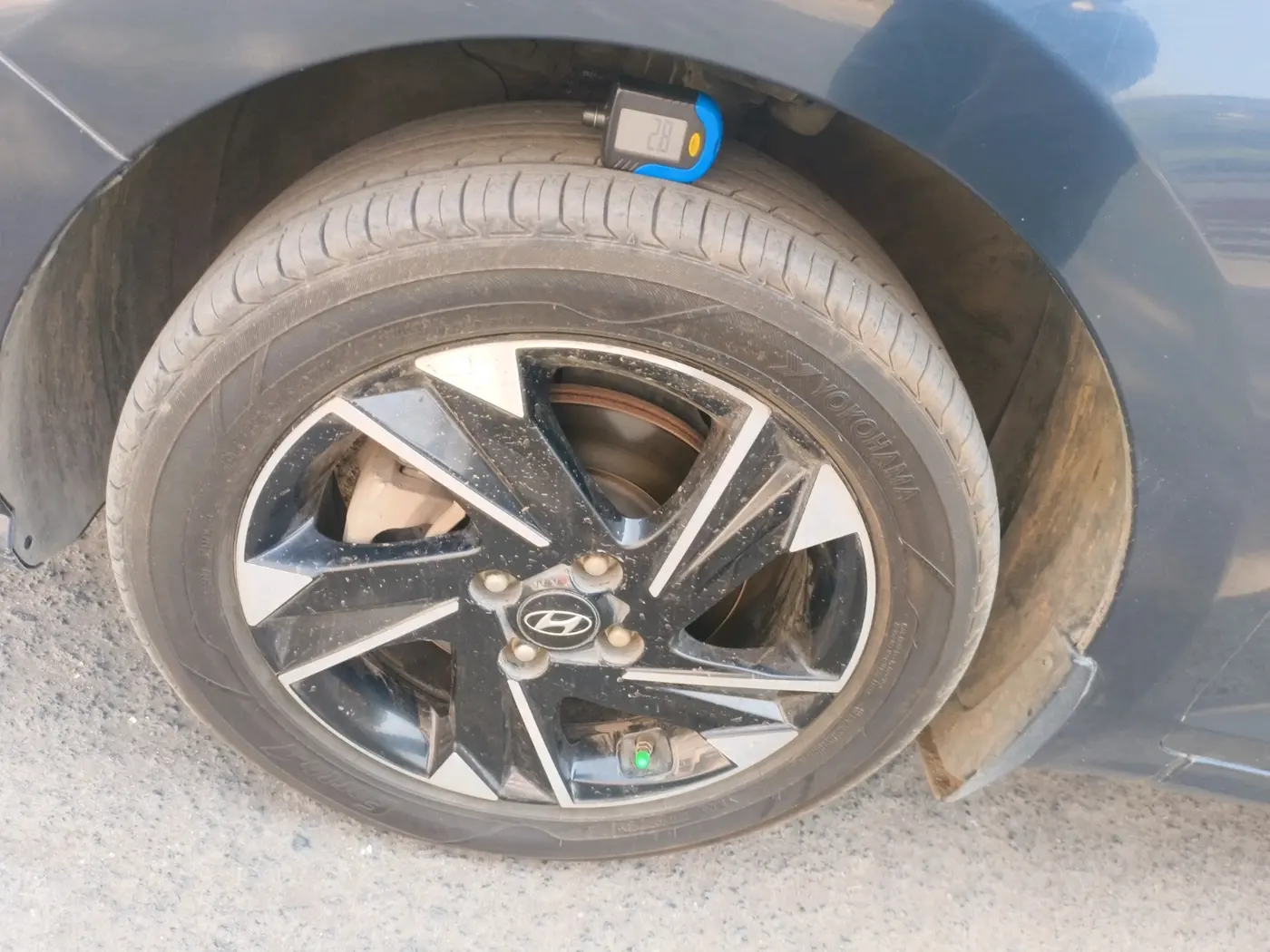 2021 Hyundai Verna SX (O) 1.0 TURBO DCT, Petrol, Automatic, 73,419 km, tyre