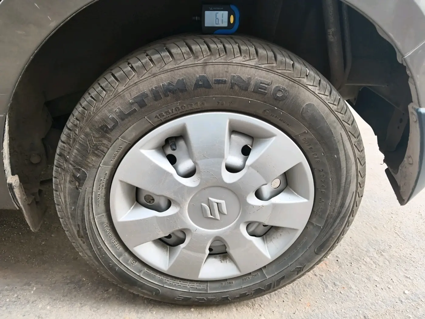 2024 Maruti New Wagon-R LXI 1.0, Petrol, Manual, 6,120 km, tyre