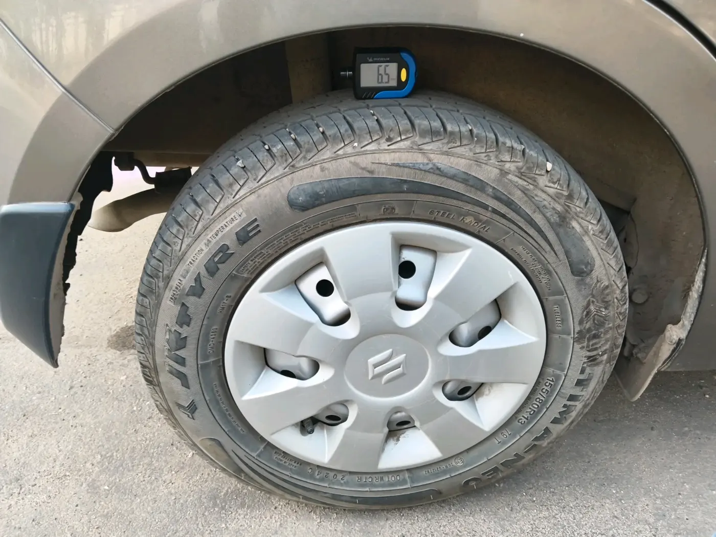 2024 Maruti New Wagon-R LXI 1.0, Petrol, Manual, 6,120 km, tyre