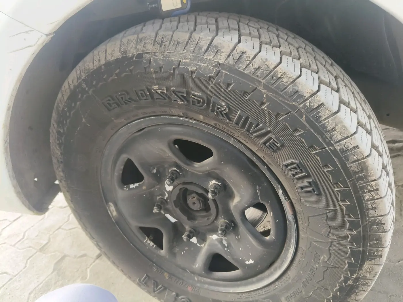 2015 Tata Safari Storme 2.2 EX 4X2, Diesel, Manual, 1,51,266 km, tyre