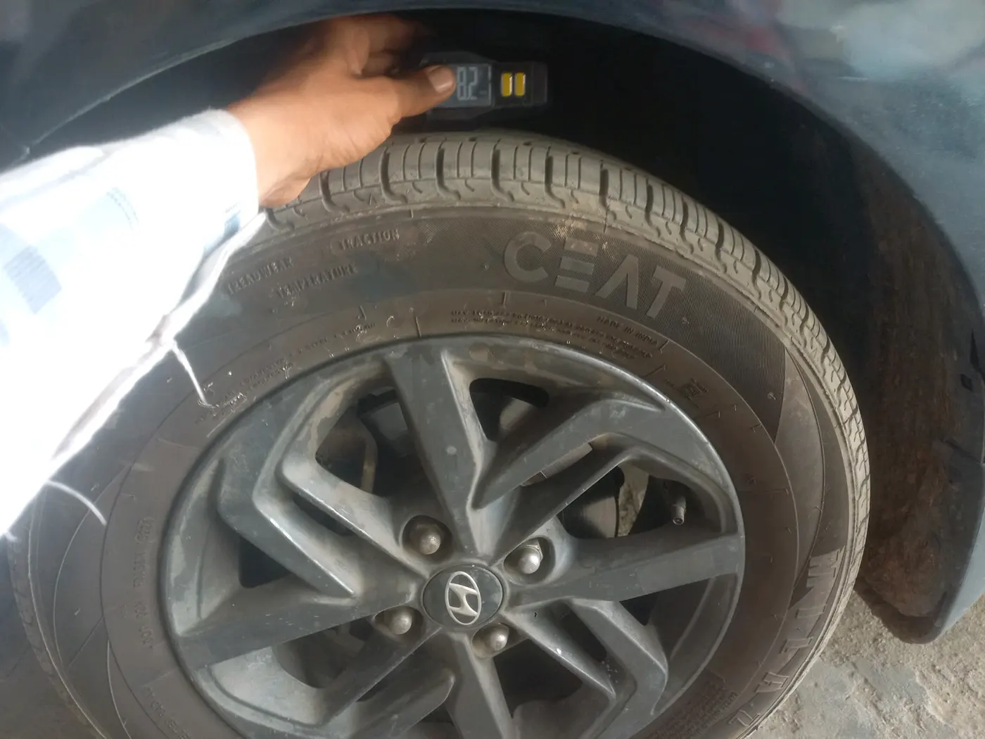 2022 Hyundai GRAND I10 NIOS SPORTZ 1.2 KAPPA VTVT CNG, CNG, Manual, 85,108 km, tyre