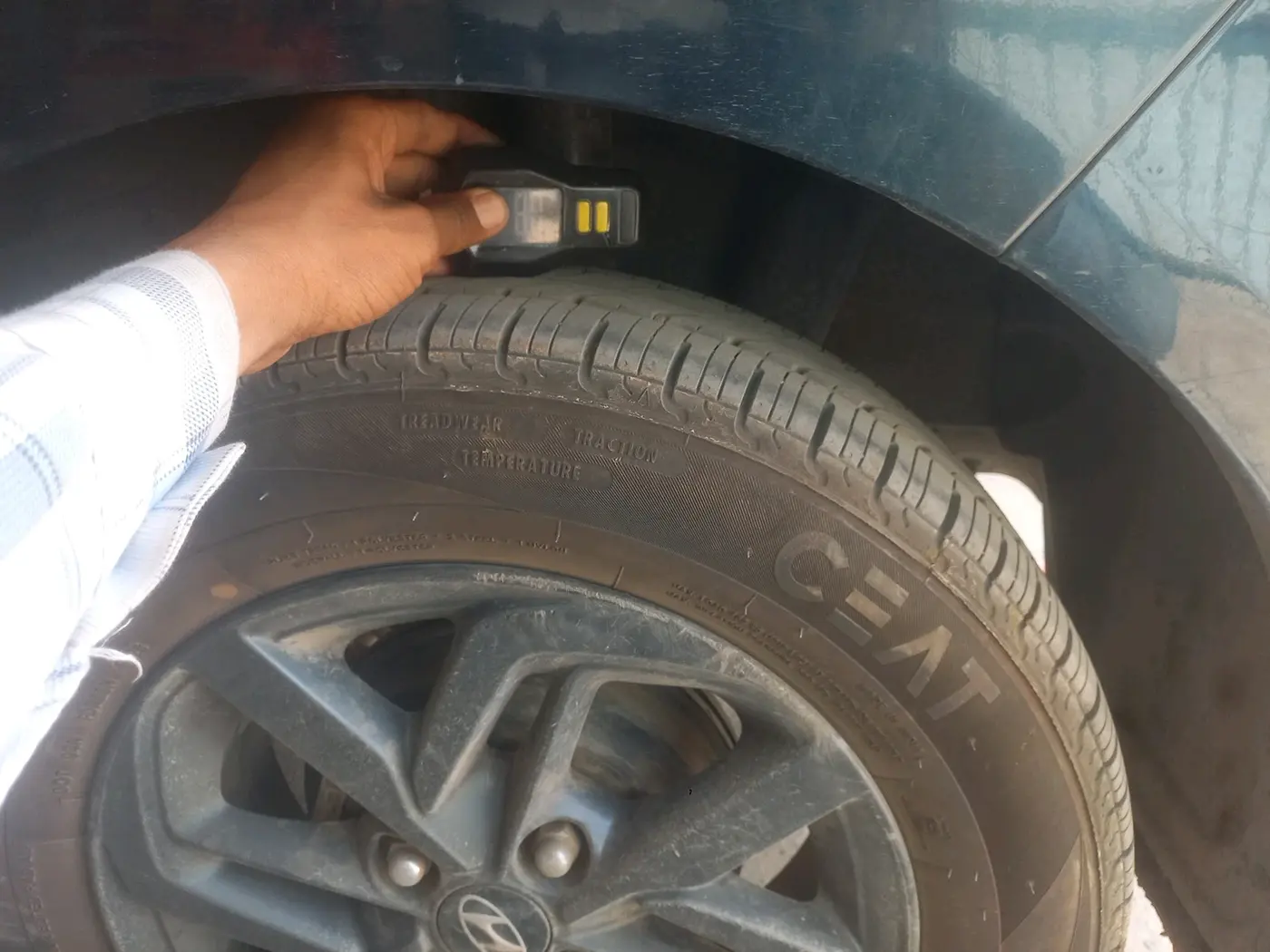 2022 Hyundai GRAND I10 NIOS SPORTZ 1.2 KAPPA VTVT CNG, CNG, Manual, 85,108 km, tyre