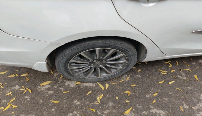 2021 Maruti Ciaz ALPHA  AT 1.5 SHVS PETROL, CNG, Automatic, 43,784 km, tyre