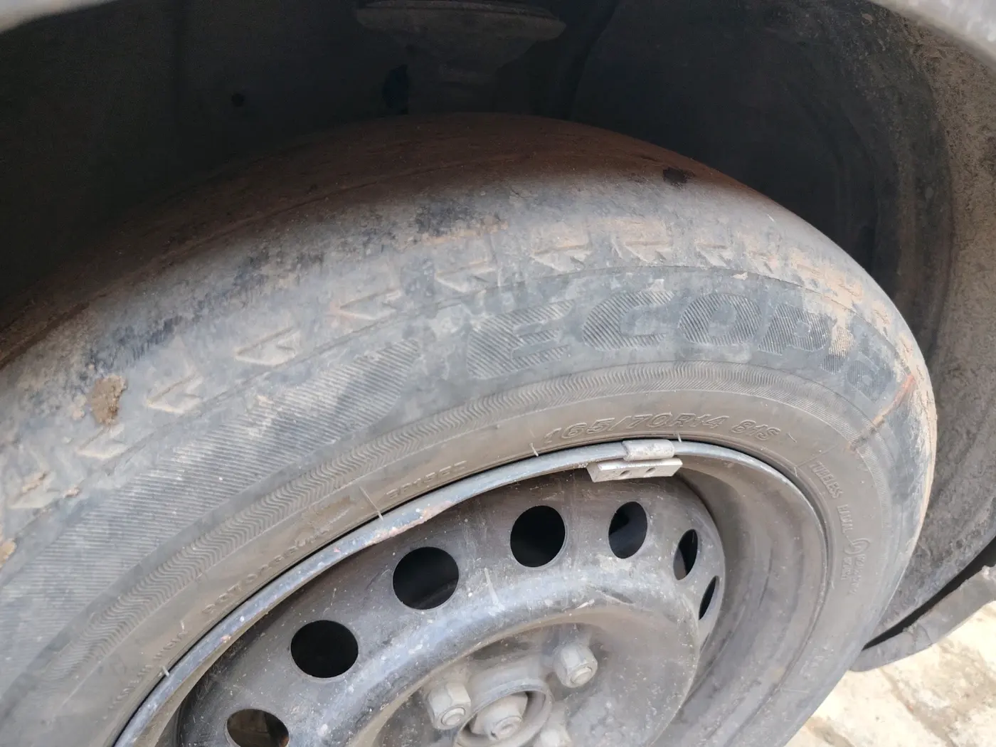 2022 Maruti Celerio VXI CNG, CNG, Manual, 65,573 km, tyre