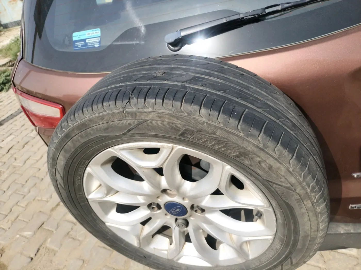 2016 Ford Ecosport TITANIUM 1.5L DIESEL, Diesel, Manual, 95,963 km, tyre