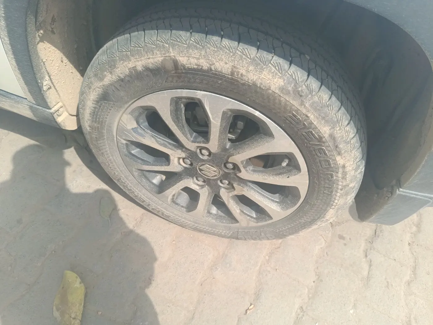 2024 Maruti Grand Vitara SIGMA SMART HYBRID, Petrol, Manual, 14,310 km, tyre