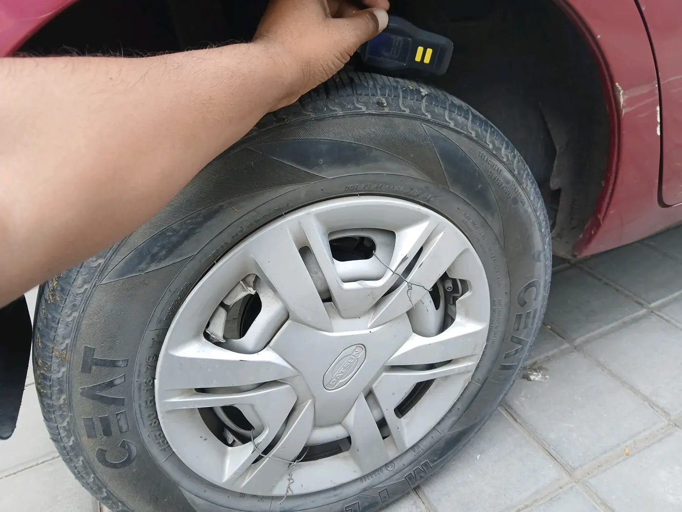 2018 Datsun Redi Go A, Petrol, Manual, 36,356 km, tyre