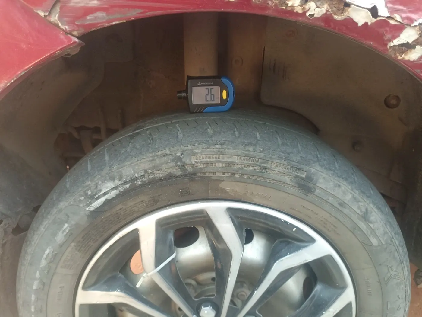 2012 Tata Indica Vista LS QUADRAJET, Diesel, Manual, 1,44,738 km, tyre
