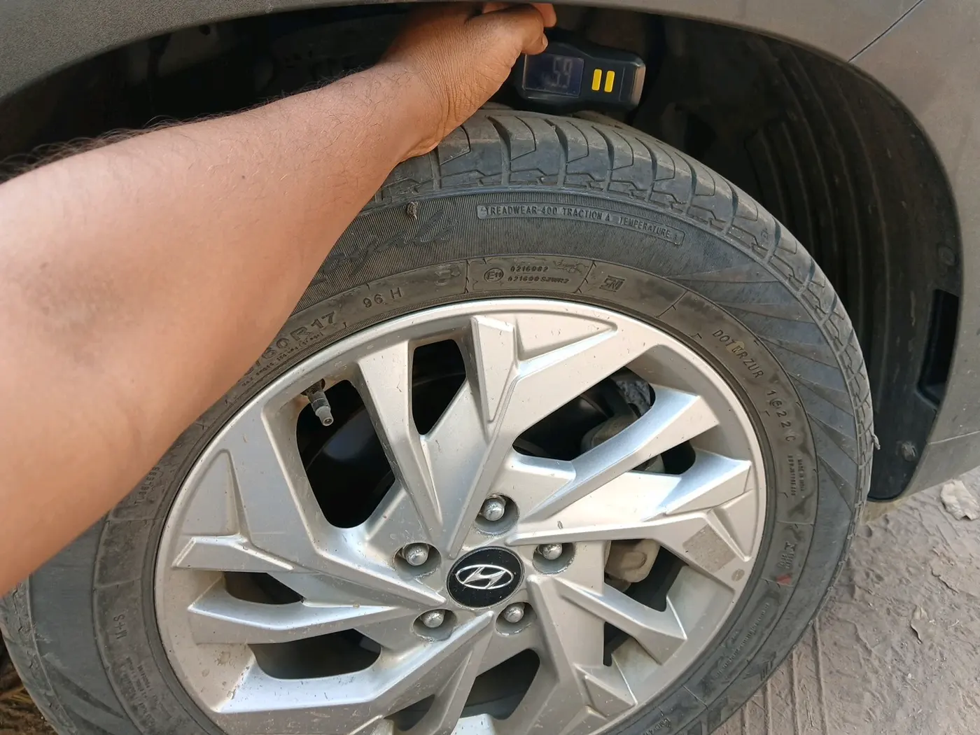 2022 Hyundai Creta SX EXECUTIVE 1.5 PETROL, Petrol, Manual, 25,251 km, tyre