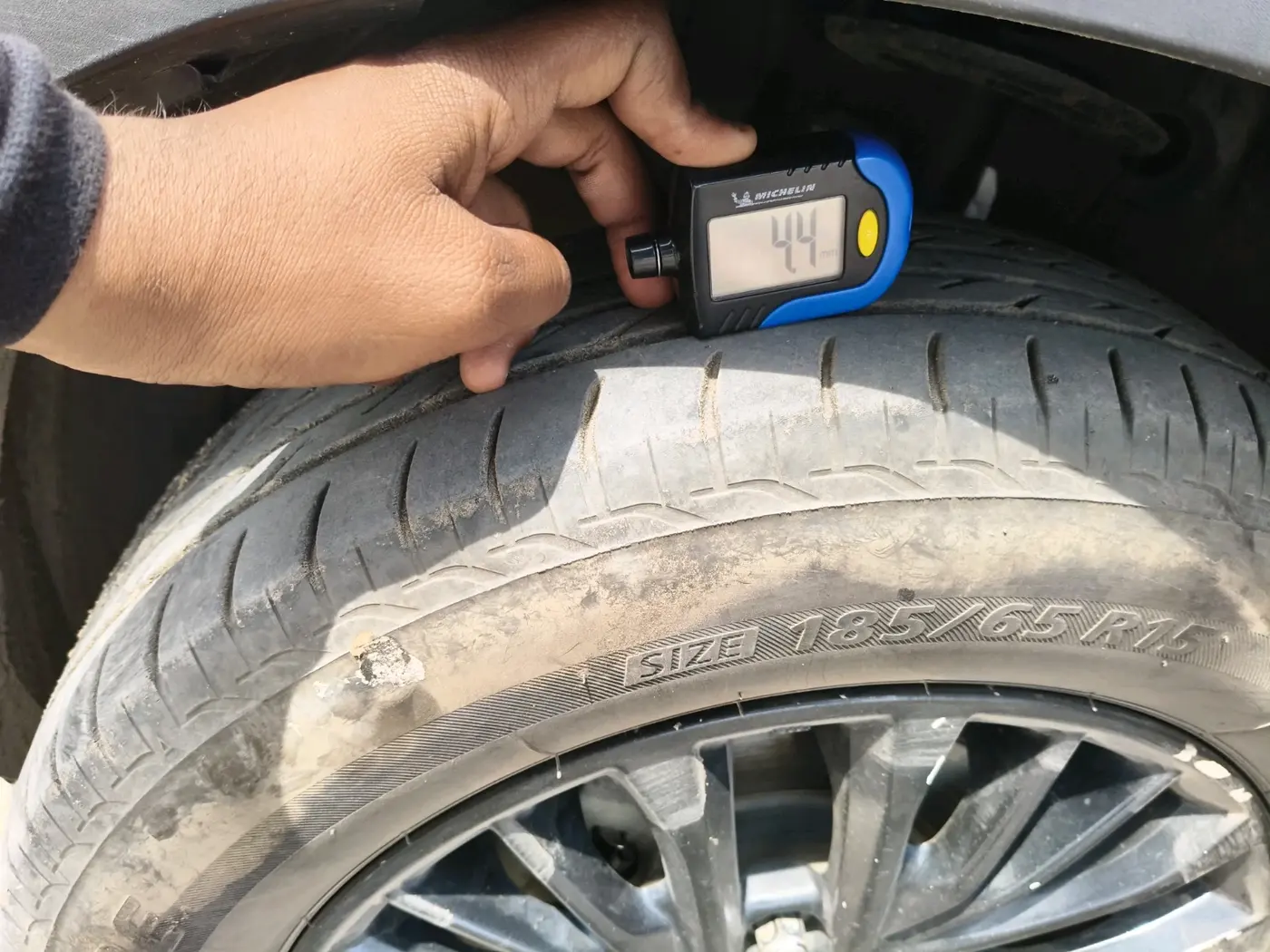 2019 Maruti XL6 ALPHA MT, Petrol, Manual, 87,609 km, tyre