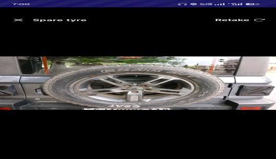 2021 Mahindra Thar LX D AT 4WD HT, Diesel, Automatic, 37,859 km, tyre