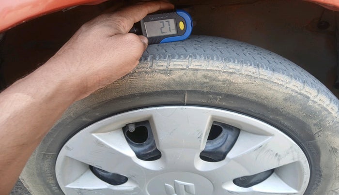 2017 Maruti Alto K10 VXI AMT, Petrol, Automatic, 52,545 km, tyre