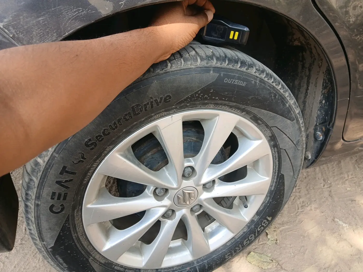 2015 Maruti Ertiga ZDI, Diesel, Manual, 72,478 km, tyre