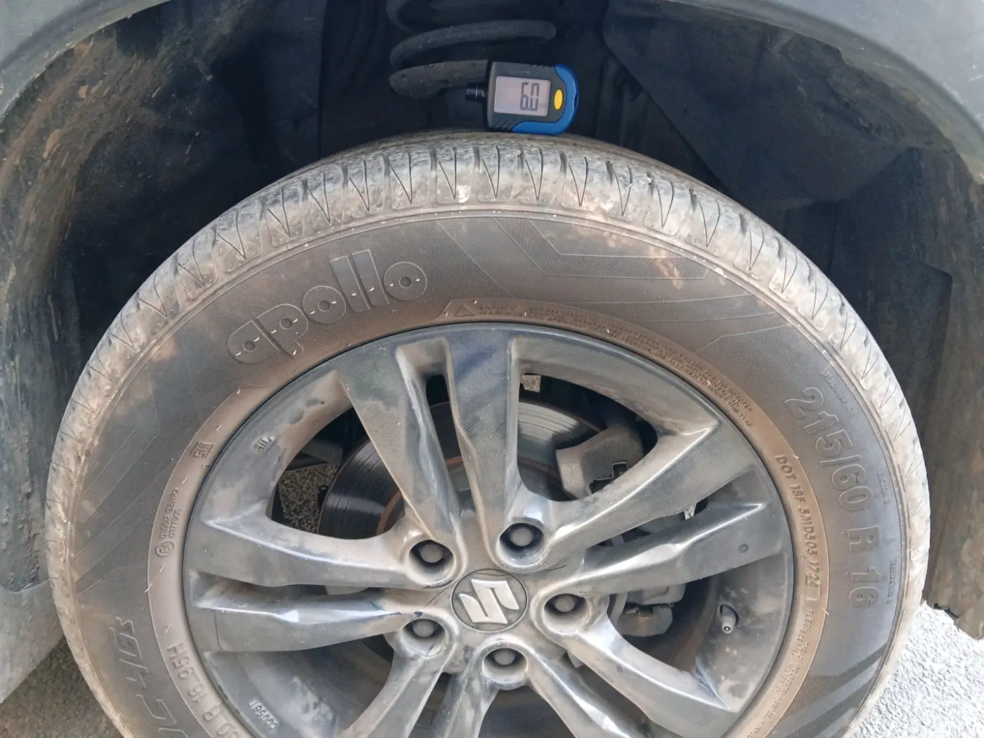 2019 Maruti Vitara Brezza ZDI PLUS AMT, Diesel, Automatic, 98,654 km, tyre