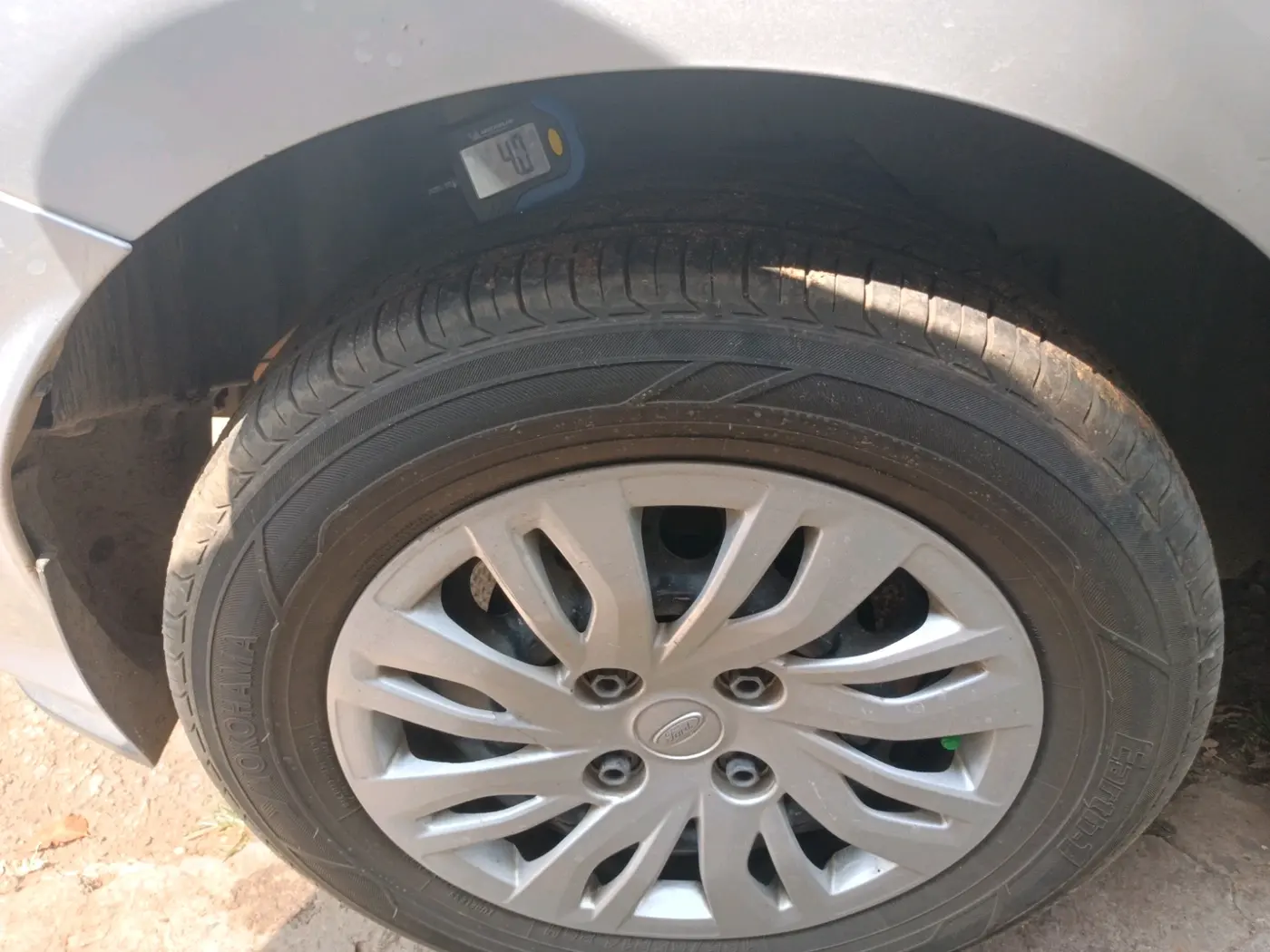2018 Ford Figo Aspire TREND PLUS 1.5 DIESEL, Diesel, Manual, 1,74,240 km, tyre
