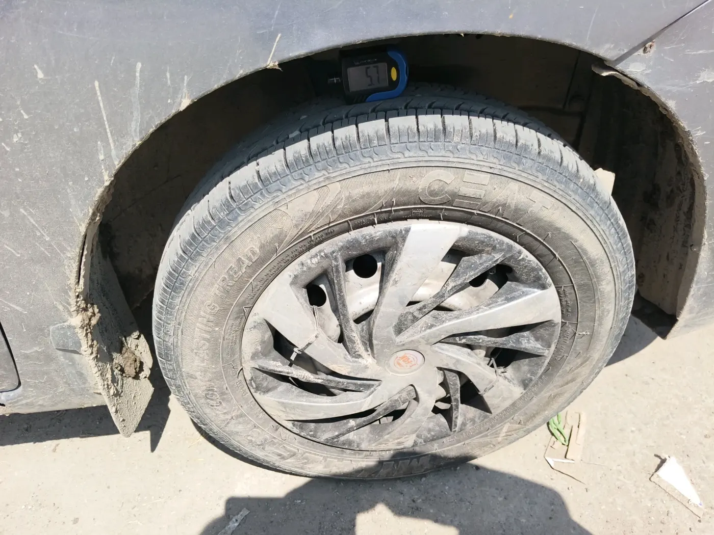 2012 Maruti Wagon R 1.0 LXI CNG, CNG, Manual, 95,899 km, tyre