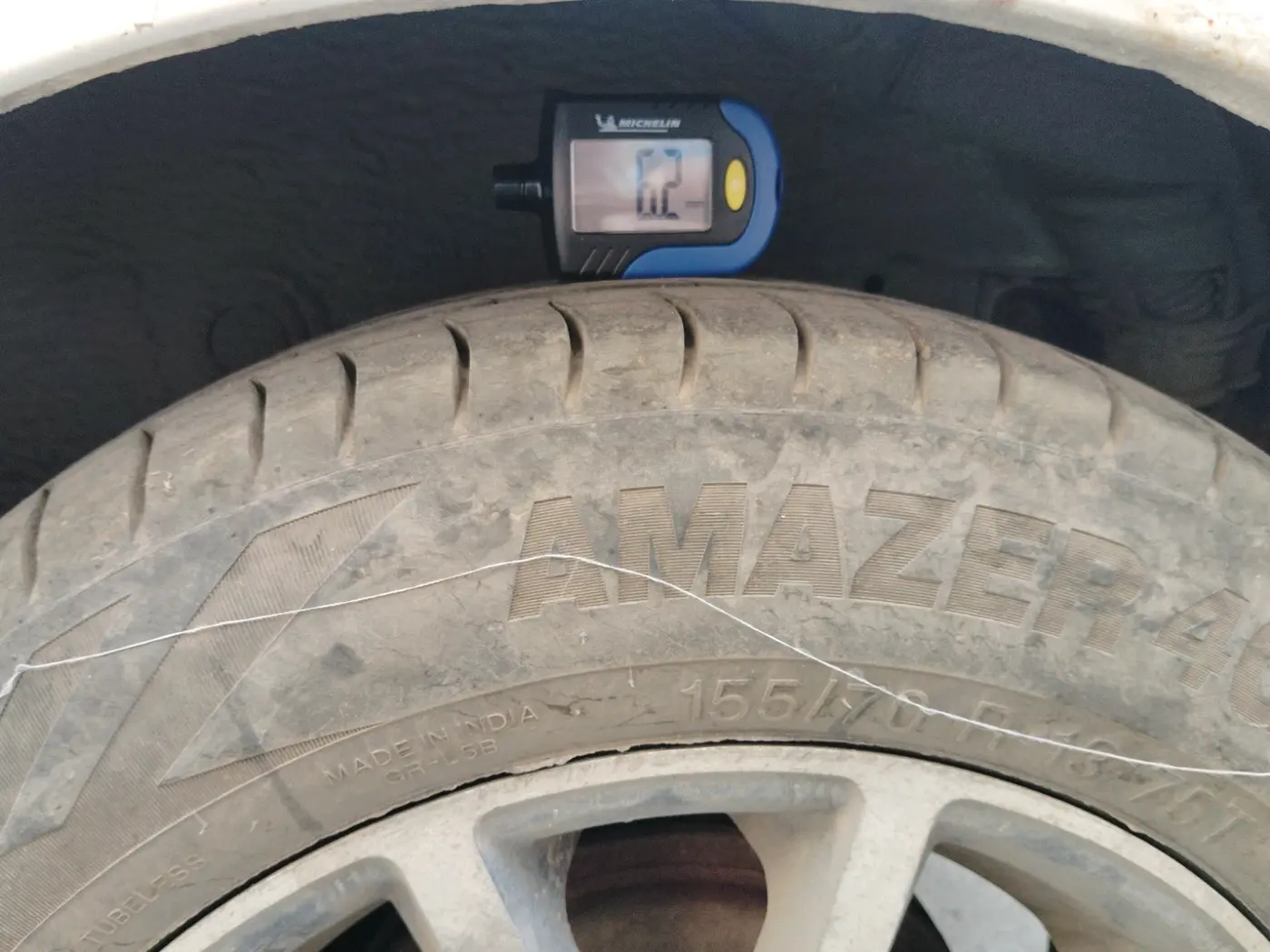 2013 Hyundai Santro Xing GL PLUS, CNG, Manual, 14,936 km, tyre
