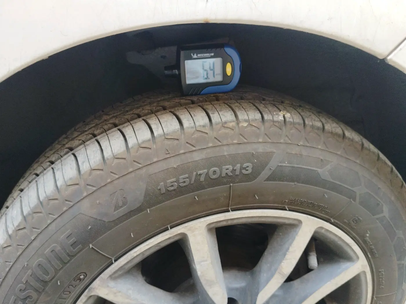 2013 Hyundai Santro Xing GL PLUS, CNG, Manual, 14,936 km, tyre