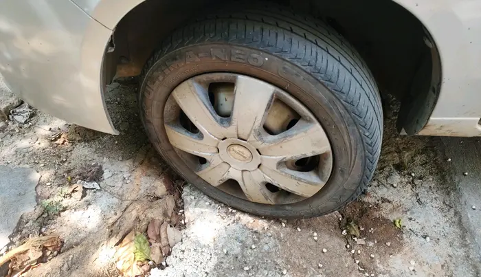 2011 Maruti Alto K10 LXI, Petrol, Manual, 45,345 km, tyre