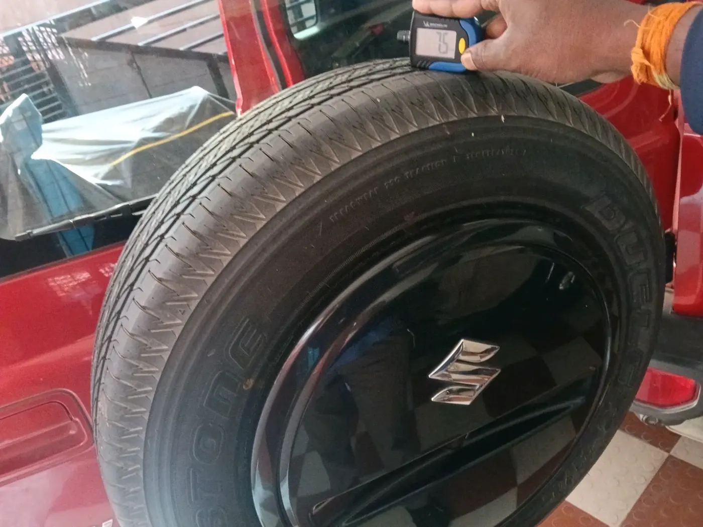 2024 Maruti JIMNY ALPHA ALL GRIP PRO AT, Petrol, Automatic, 7,176 km, tyre