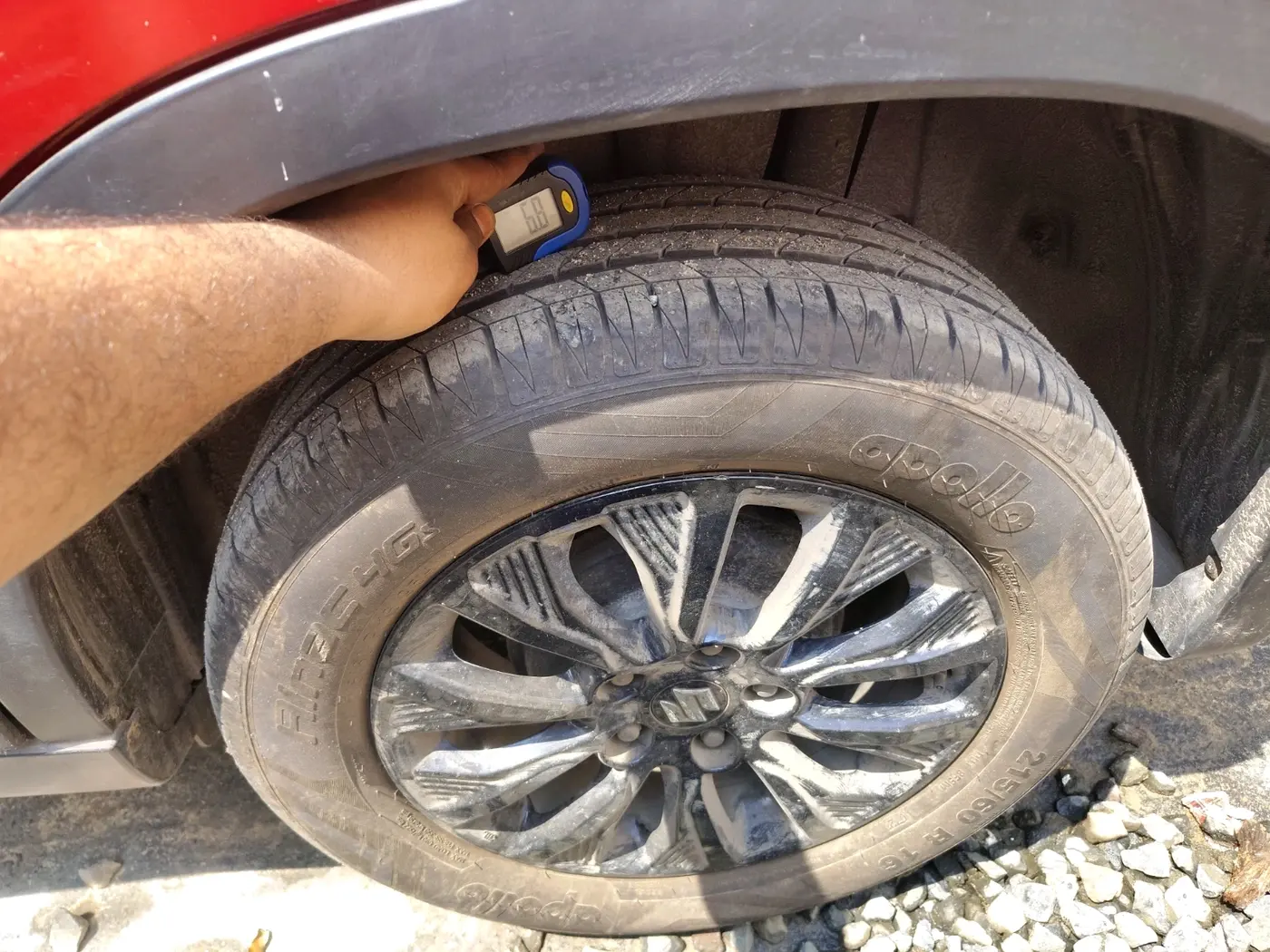 2021 Maruti Vitara Brezza ZXI AT SHVS, Petrol, Automatic, 9,910 km, tyre