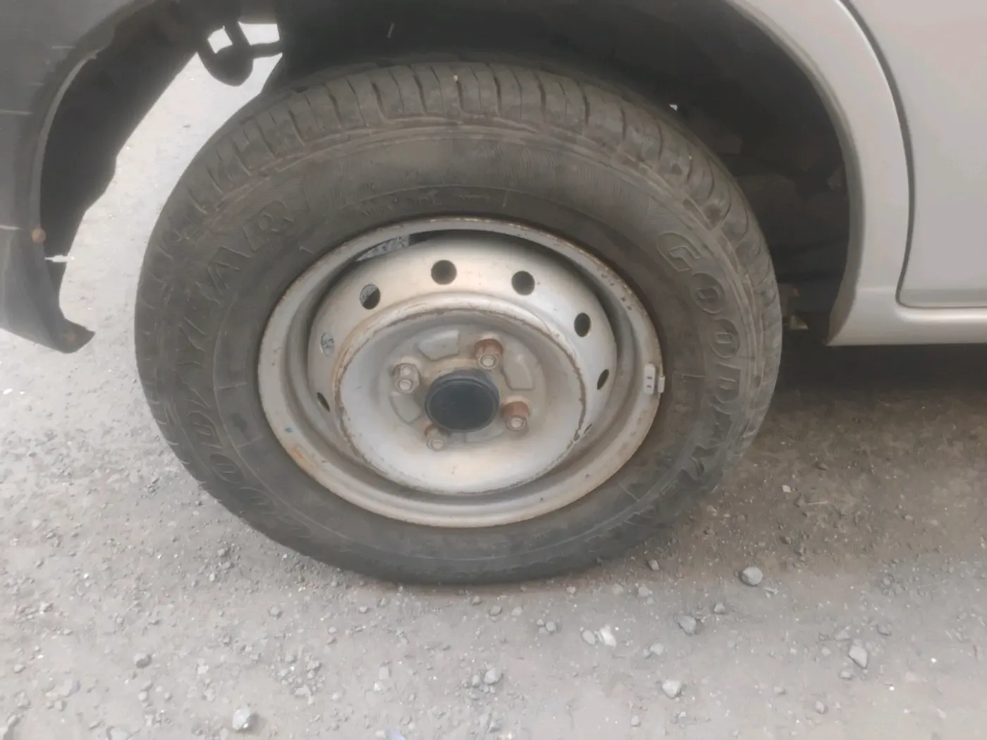 2011 Maruti Alto LXI CNG, CNG, Manual, 55,414 km, tyre