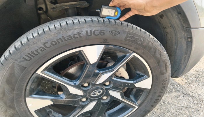 2023 Tata PUNCH ACCOMPLISHED DAZZLE SUNROOF CNG MT, CNG, Manual, 40,760 km, tyre