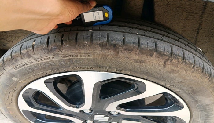 2025 Maruti Baleno ALPHA 1.2 AGS, Petrol, Automatic, 4,779 km, tyre