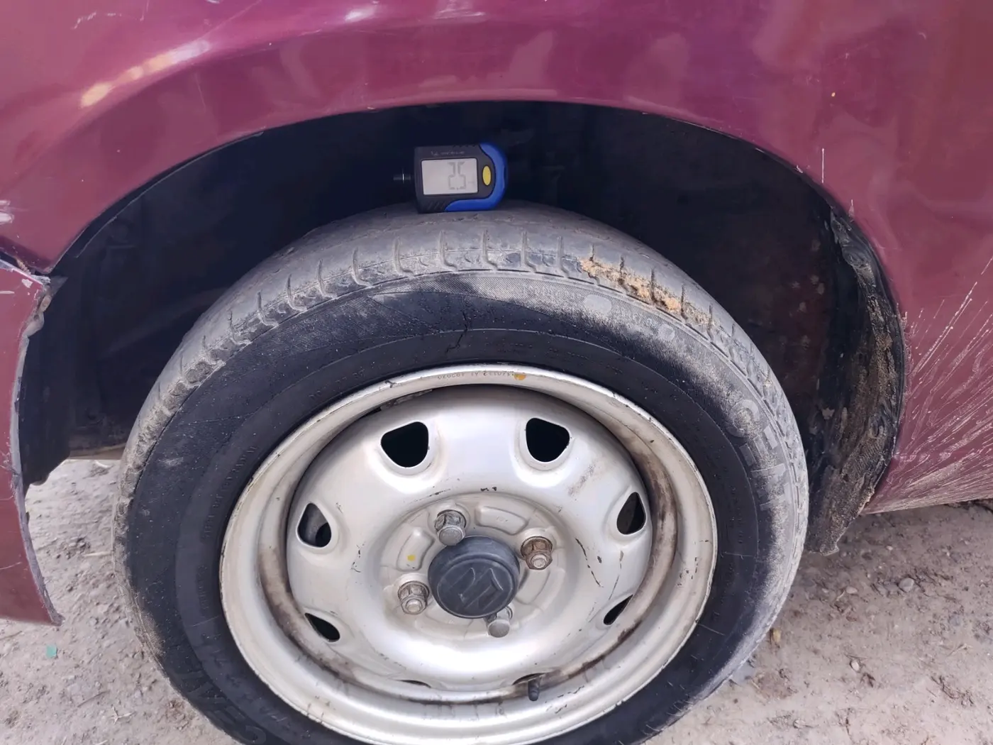 2012 Maruti Alto K10 LXI, Petrol, Manual, 1,00,810 km, tyre