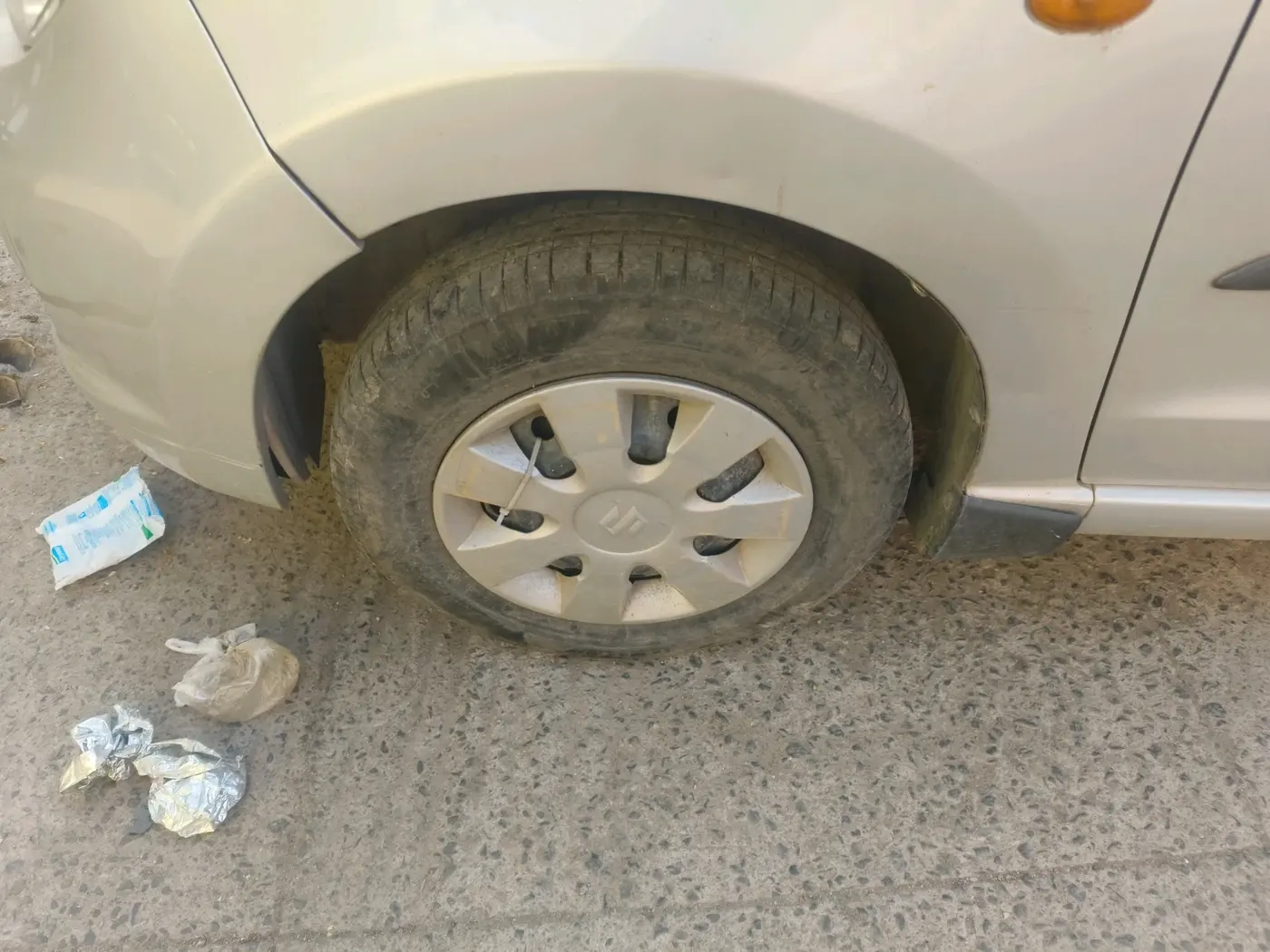 2013 Maruti A Star VXI, Petrol, Manual, 54,802 km, tyre