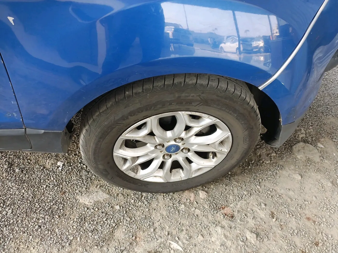 2014 Ford Ecosport TITANIUM 1.5L DIESEL, Diesel, Manual, 1,08,002 km, tyre