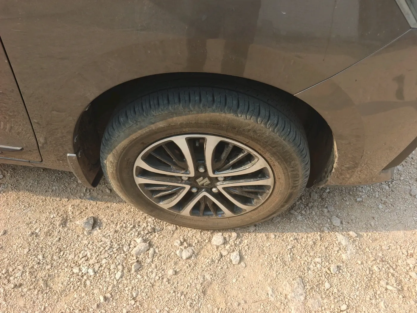 2022 Maruti Ertiga ZXI SHVS, Petrol, Manual, 7,210 km, tyre