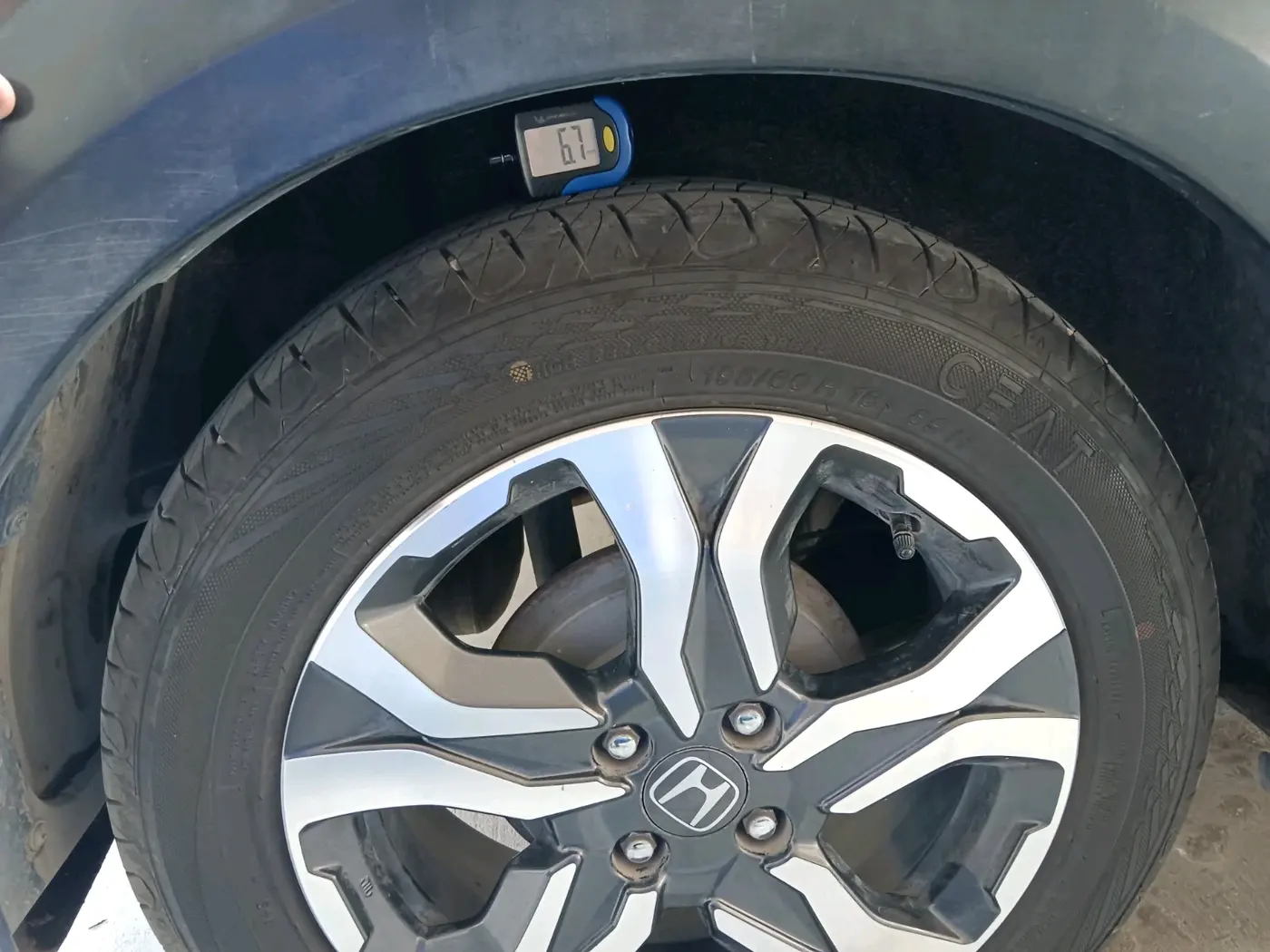 2018 Honda WR-V 1.2L I-VTEC VX MT, Petrol, Manual, 56,496 km, tyre