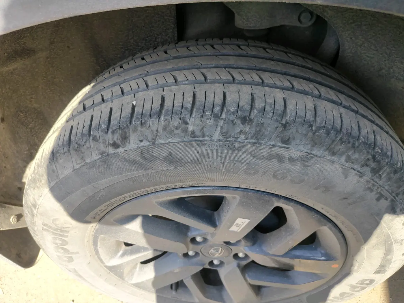 2022 Tata Harrier XT PLUS 2.0L KRYOTEC DARK EDITON, Diesel, Manual, 29,002 km, tyre