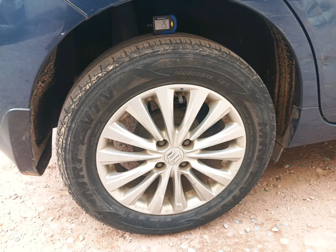 2017 Maruti Baleno DELTA PETROL 1.2, Petrol, Manual, 63,556 km, tyre