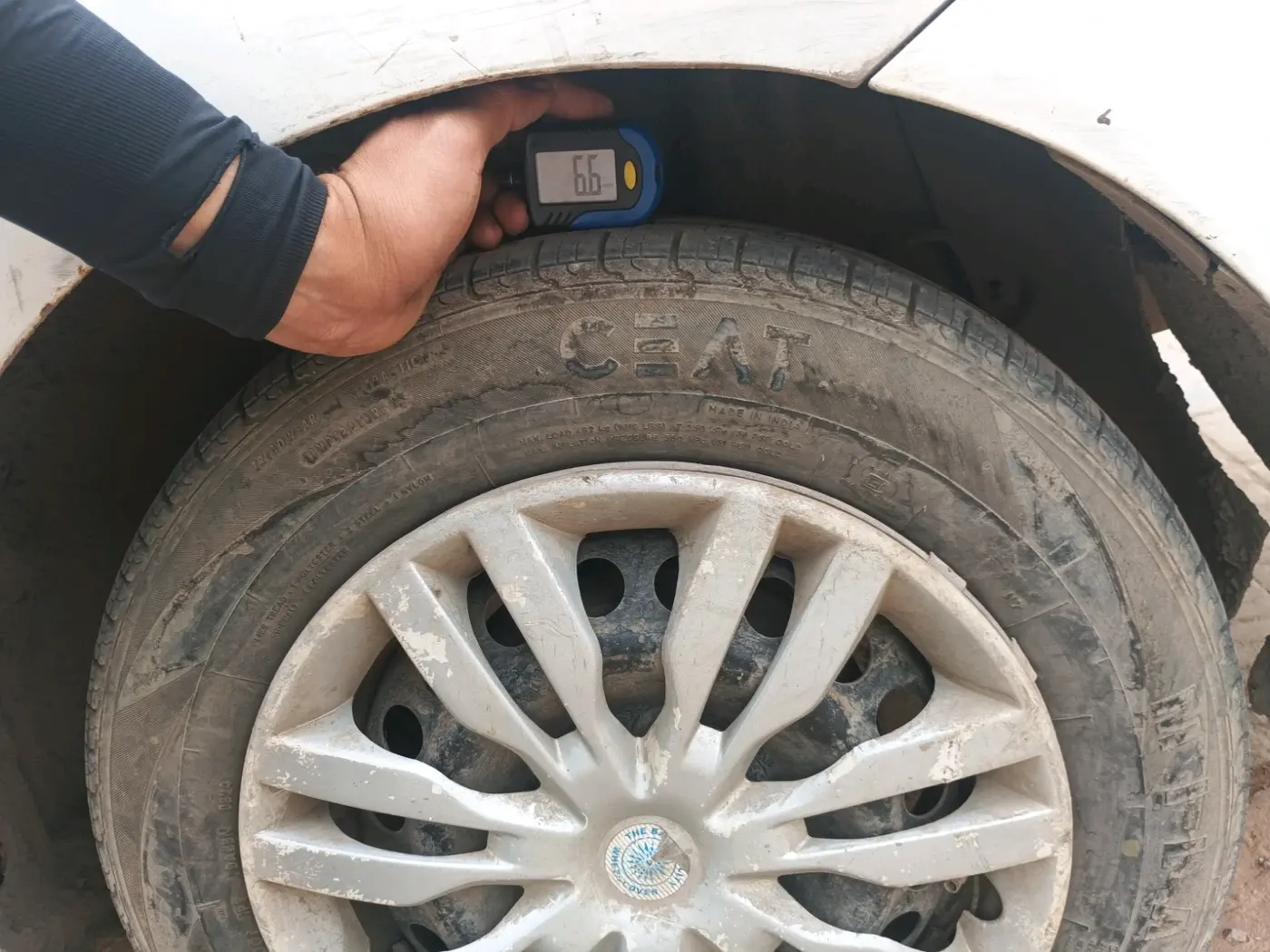 2018 Hyundai XCENT PRIME T, CNG, Manual, 98,294 km, tyre