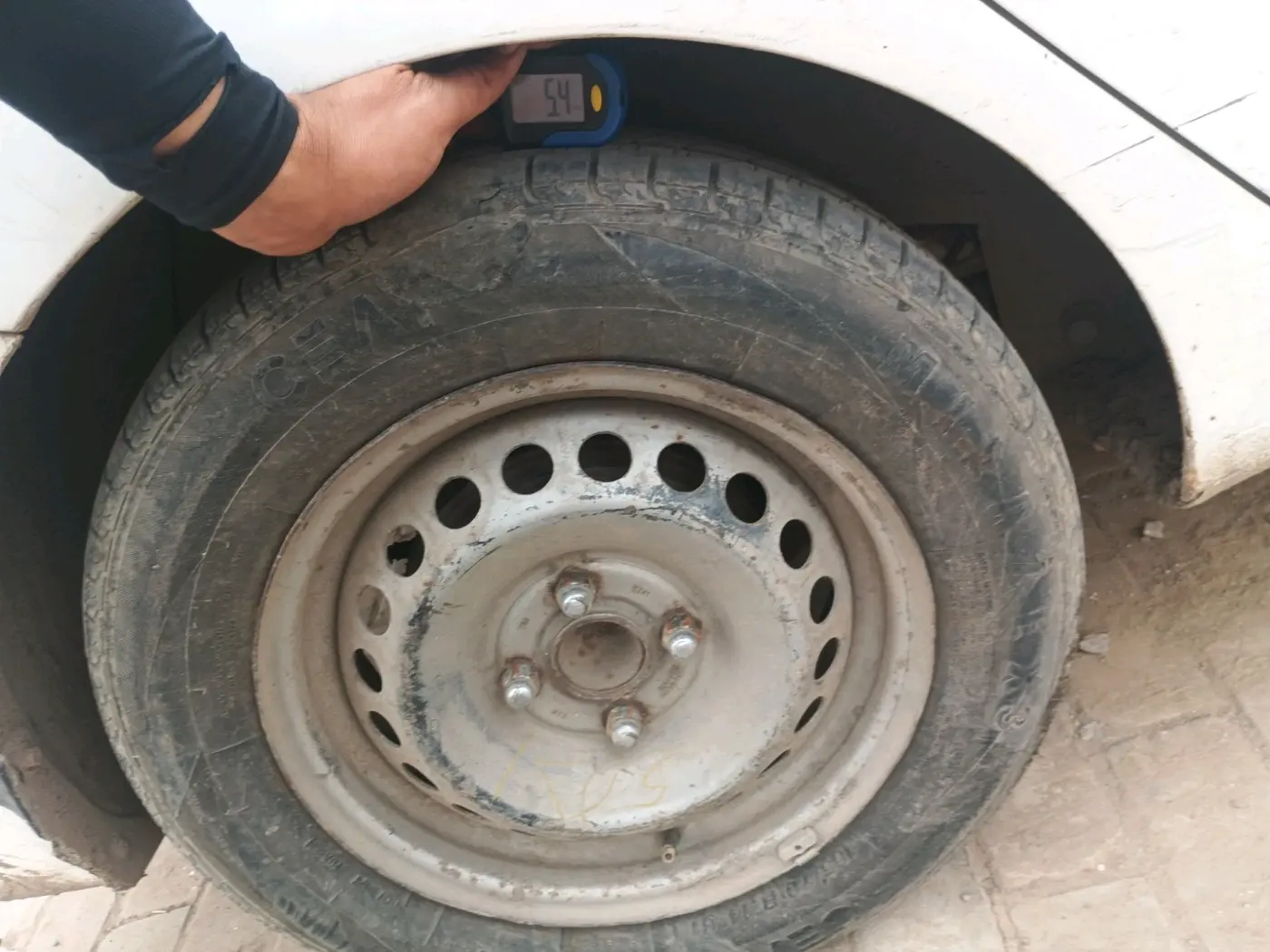 2018 Hyundai XCENT PRIME T, CNG, Manual, 98,294 km, tyre