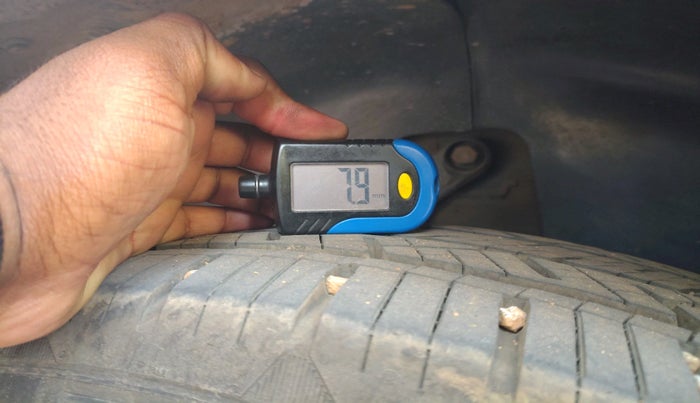 2022 Tata Harrier XZA PLUS 2.0L, Diesel, Automatic, 1,36,557 km, tyre