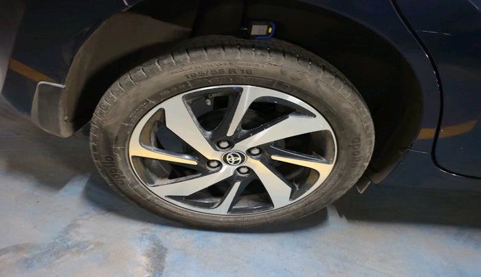 2023 Toyota Glanza V AMT, Petrol, Automatic, 18,319 km, tyre