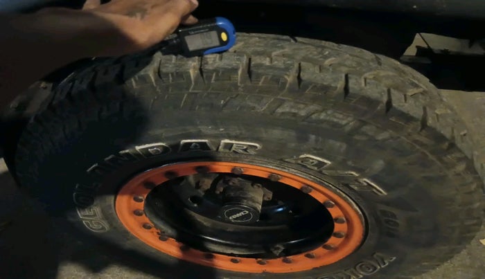 2015 Mahindra Thar CRDE 4X4 AC, Diesel, Manual, 88,034 km, tyre