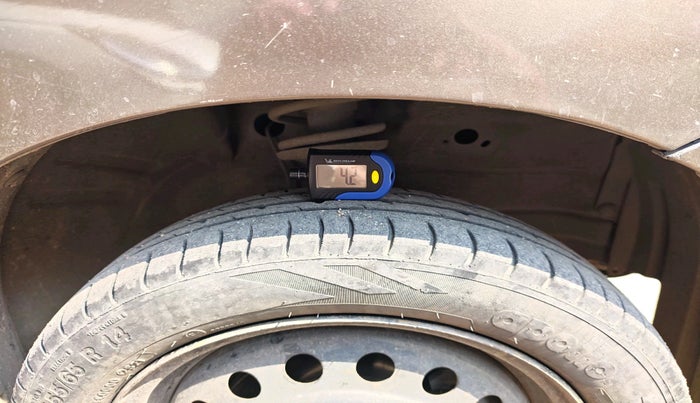 2013 Maruti Wagon R 1.0 VXI, Petrol, Manual, 1,03,057 km, tyre