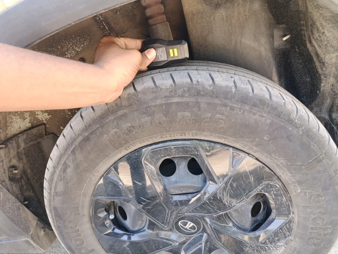 2024 Tata PUNCH Adventure Plus (S), Petrol, Manual, 19,000 km, tyre
