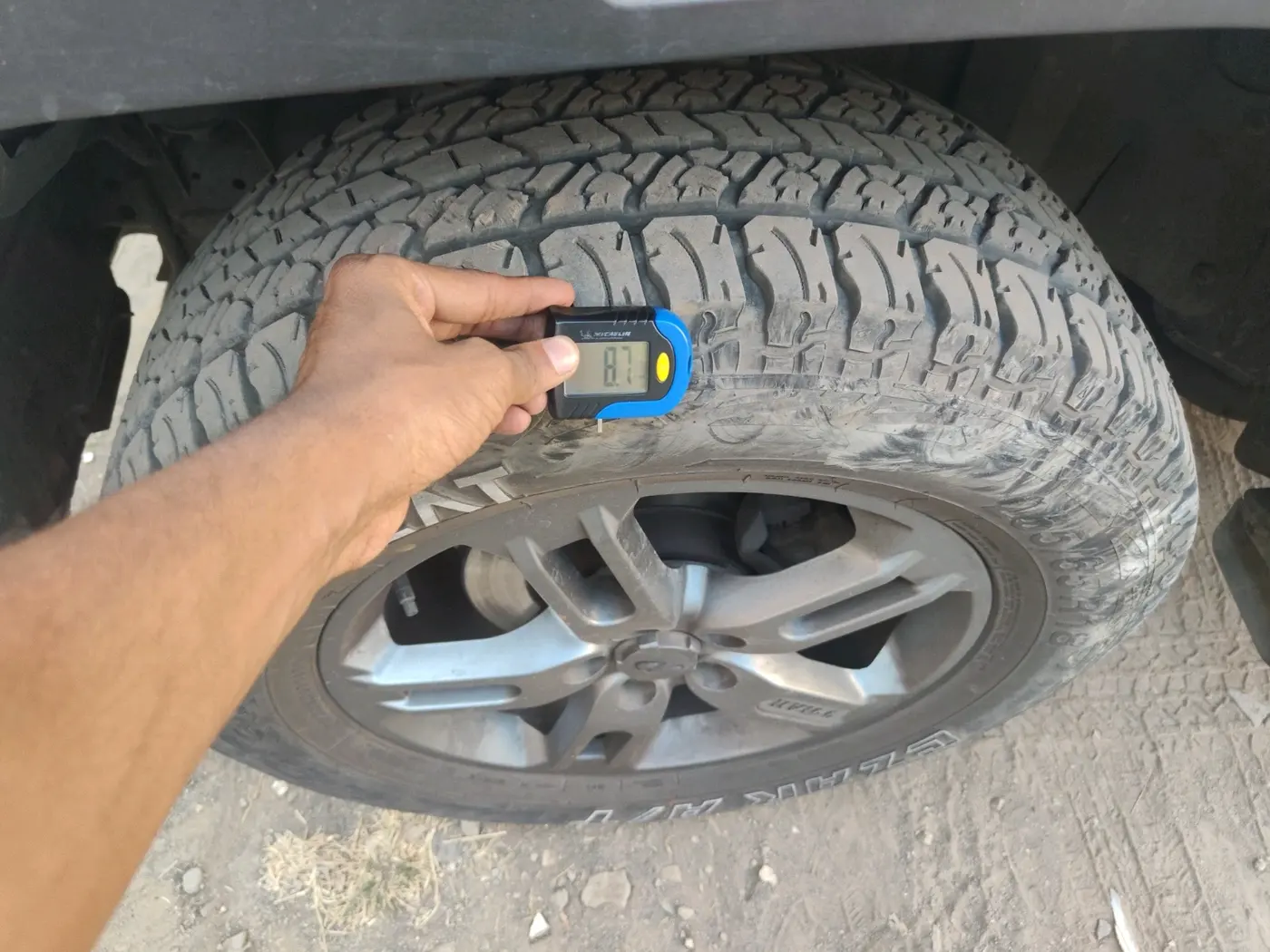 2020 Mahindra Thar LX PETROL HT 4WD AT, Petrol, Automatic, 22,400 km, tyre