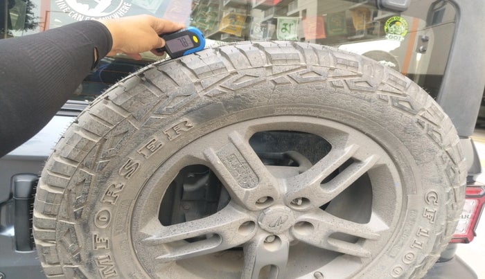 2022 Mahindra Thar LX PETROL HT 4WD AT, Petrol, Automatic, 57,882 km, tyre