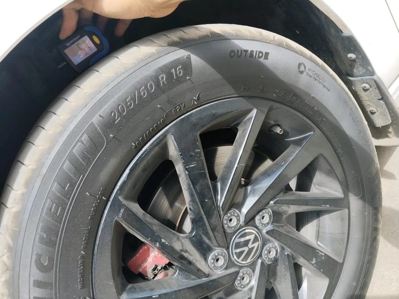 2023 Volkswagen VIRTUS GT PIUS 1.5 TSI, Petrol, Manual, 41,000 km, tyre
