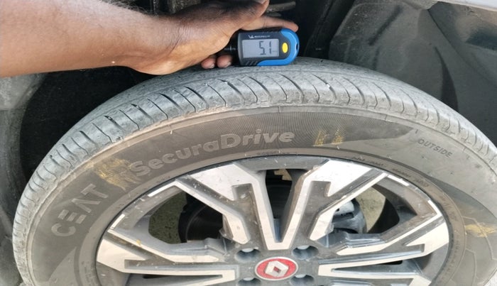 2023 Renault Kiger RXZ TURBO CVT, Petrol, Automatic, 10,699 km, tyre