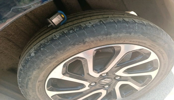 2023 Maruti Baleno ALPHA 1.2 AGS, Petrol, Automatic, 41,153 km, tyre