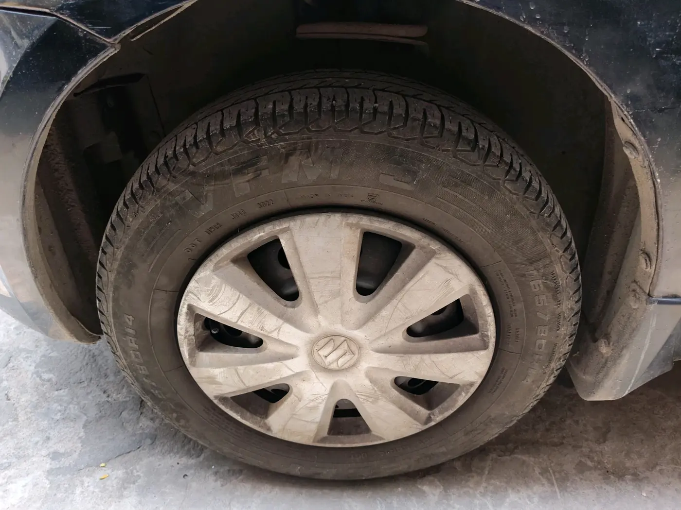 2007 Maruti Swift VXI 1.3, Petrol, Manual, 1,34,083 km, tyre